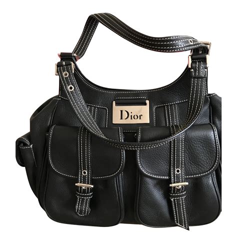 christian dior bag black|black christian dior bags for women.